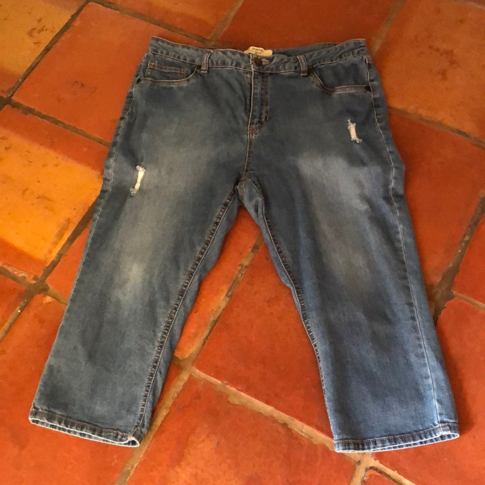 D Jeans Denim Capris